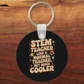 Stem Teacher Definition Funny Science Math Tech Te Schlüsselanhänger (Vorderseite)