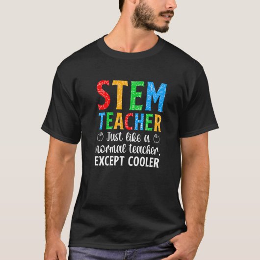 STEM Teacher Science Technology Engineering Math T-Shirt (Vorderseite)