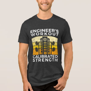 STEM-Turnhalle, Training für Ingenieure, Kalibrier Tri-Blend Shirt