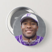 StembridgeW2007Mug, Furman Baseball, 2006-2007 Button (Vorne & Hinten)