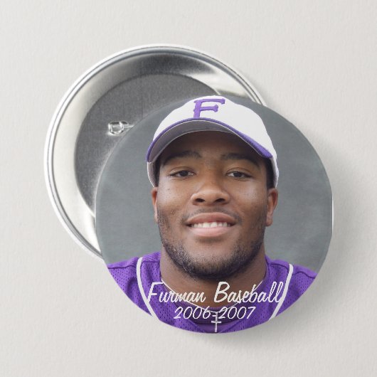 StembridgeW2007Mug, Furman Baseball, 2006-2007 Button (Vorne & Hinten)