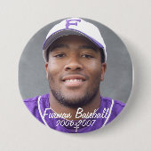 StembridgeW2007Mug, Furman Baseball, 2006-2007 Button (Vorderseite)