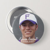 StembridgeW2007Mug, Furman Baseball, 2006-2007 Button (Vorne & Hinten)