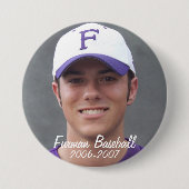 StembridgeW2007Mug, Furman Baseball, 2006-2007 Button (Vorderseite)