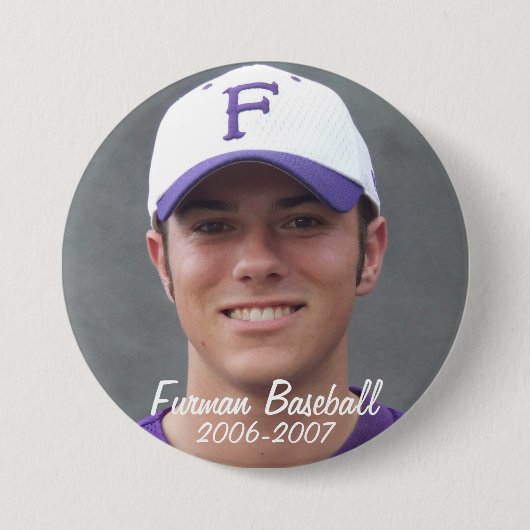 StembridgeW2007Mug, Furman Baseball, 2006-2007 Button (Vorderseite)