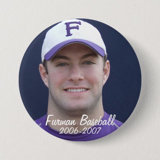 StembridgeW2007Mug, Furman Baseball, 2006-2007 Button (Vorderseite)