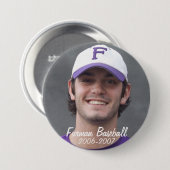 StembridgeW2007Tasse, Furman Baseball, 2006-2007 Button (Vorne & Hinten)