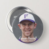 StembridgeW2007Tasse, Furman Baseball, 2006-2007 Button (Vorne & Hinten)