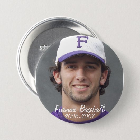 StembridgeW2007Tasse, Furman Baseball, 2006-2007 Button (Vorne & Hinten)