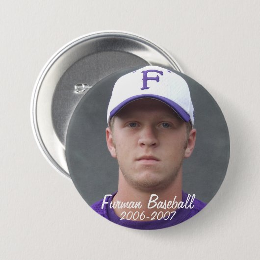 StembridgeW2007Tasse, Furman Baseball, 2006-2007 Button (Vorne & Hinten)