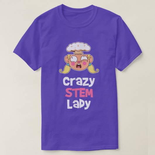 Steminist Equality Stem Science Mind Blown Female T-Shirt (Design vorne)