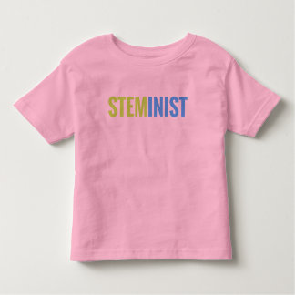 STEMinist Girls' Ringer-T-Shirt Kleinkind T-shirt