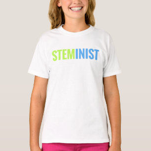 STEMinist Girls' Ringer-T-Shirt T-Shirt