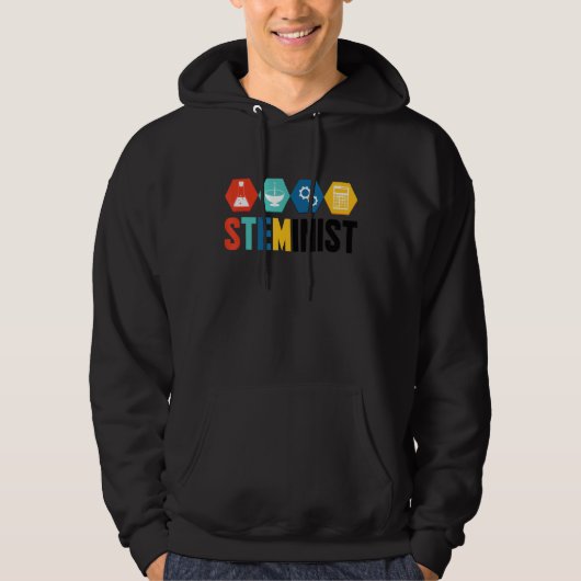 Steminist Graphic Coder Programmer Computer Geek P Hoodie (Vorderseite)