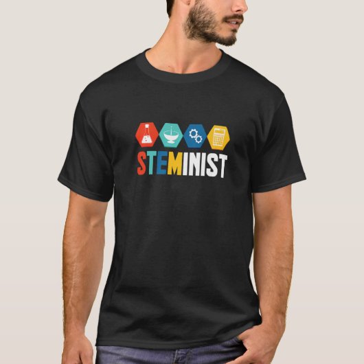 Steminist Graphic Coder Programmer Computer Geek P T-Shirt (Vorderseite)