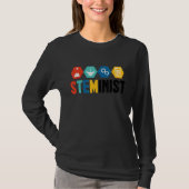 Steminist Graphic Coder Programmer Computer Geek P T-Shirt (Vorderseite)