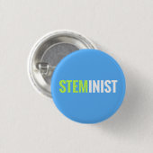 STEMinist Knopf Button (Vorne & Hinten)