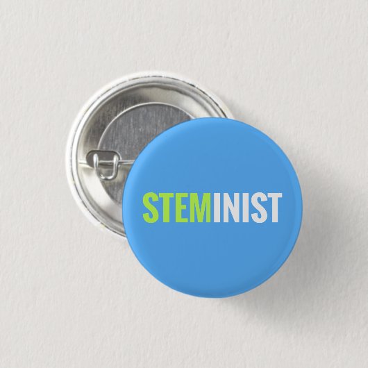 STEMinist Knopf Button (Vorne & Hinten)
