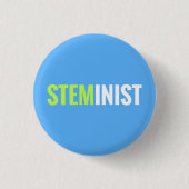 STEMinist Knopf Button (Vorderseite)