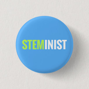 STEMinist Knopf Button