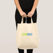 STEMinist Lebensmittelgeschäft-Tasche Tragetasche (Vorderseite (Produkt))