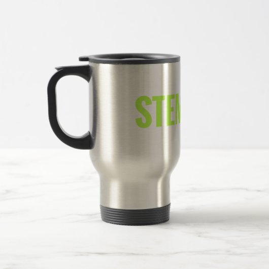 STEMinist Reise/Pendler-Tasse Reisebecher (Links)