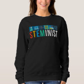 Steminist Science Technology Engineering Math STEM Sweatshirt (Vorderseite)