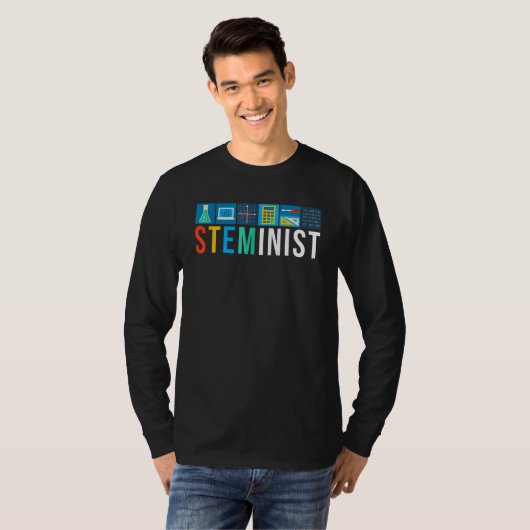Steminist Science Technology Engineering Math STEM T-Shirt (Vorne ganz)