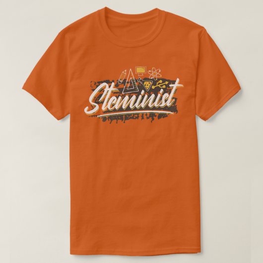 Steminist Science Technology Engineering Math STEM T-Shirt (Design vorne)