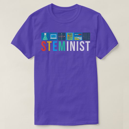 Steminist Science Technology Engineering Math STEM T-Shirt (Design vorne)