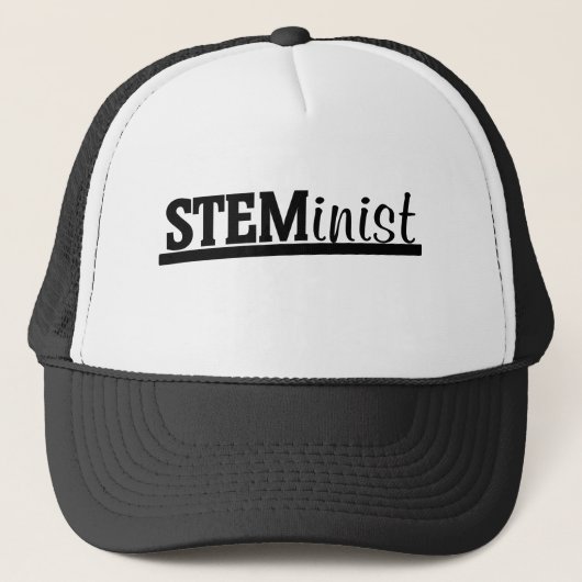 STEMinist Truckerkappe (Vorderseite)