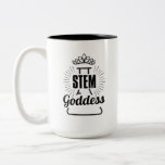 Steminist Women in Science - Lab Queen Zweifarbige Tasse<br><div class="desc">Are you a proud woman in science,  or do you know someone who is? This STEM Goddess mug would make the perfect gift for someone on International Day for Women and Girls in Science,  or any other day for that matter. Select your product and BUY NOW.</div>