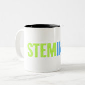 STEMinist Zwei-Ton Tasse (Vorderseite Links)