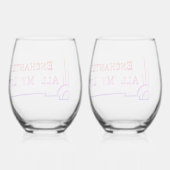 STEMLESS GLASSES studio miiri Weinglas Ohne Stiel (Rückseite)