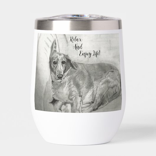 Stemless Wine Tumbler (Vorderseite)