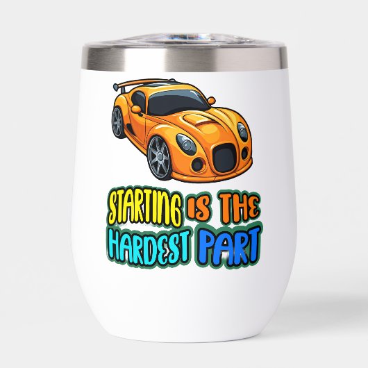 Stemless Wine Tumbler. (Vorderseite)