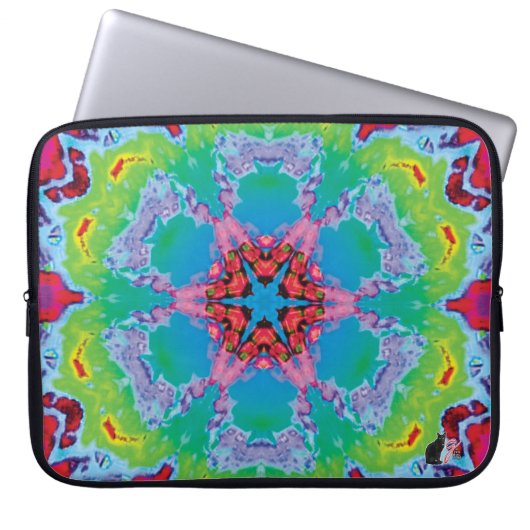 Stemma Kaleidoskop Laptopschutzhülle (Vorderseite)