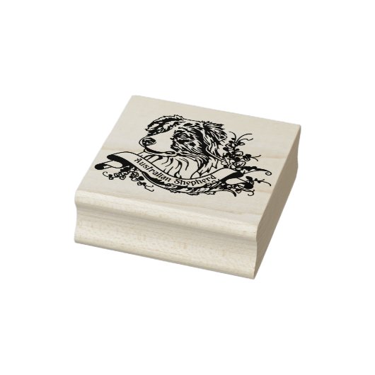 Stempel ANNO 1900 mit Australian Shepherd (Stempel)
