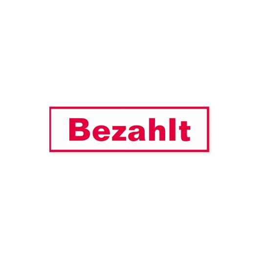 Stempel Bezahlt (Design)
