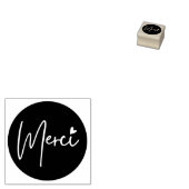 Stempel Danke, minimalistisch, schwarz, co (Stempel)