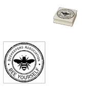 Stempel - DEIN TEXT - BIENE 1 - Fan Spaß (Stempel)