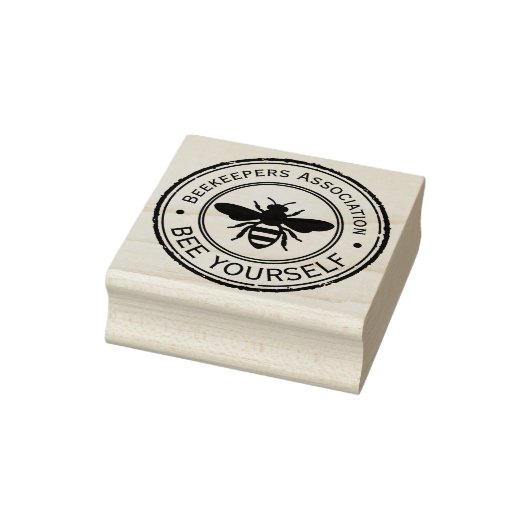 Stempel - DEIN TEXT - BIENE 1 - Fan Spaß (Stempel)