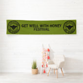Stempel - DEIN TEXT - Biene 1 - Fan Spaß Banner (Insitu)