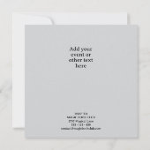 Stempel - DEIN TEXT - BUCH 1 - Fan Spaß Einladung (Rückseite)