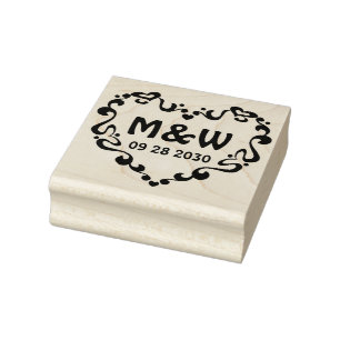 Stempel - DEIN TEXT & IDEE - HERZFORM 3