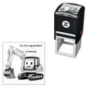 Stempel DIY Mechanischer Bagger | Süßer Stempel (Beispiel)