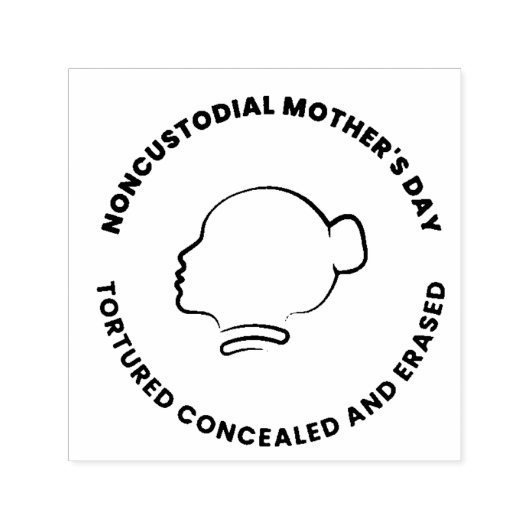Stempel Für Nicht Betreuende Mütter (Design)