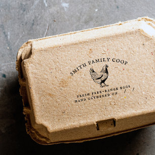 Stempel für Vintage-Eierkartons im Landhausstil