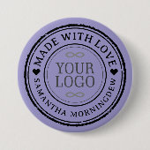 Stempel - IHR TEXT & LOGO 2 Button (Vorderseite)