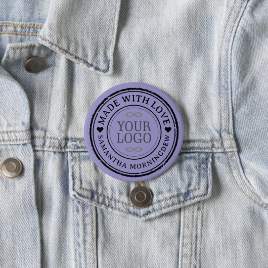Stempel - IHR TEXT & LOGO 2 Button (Beispiel)